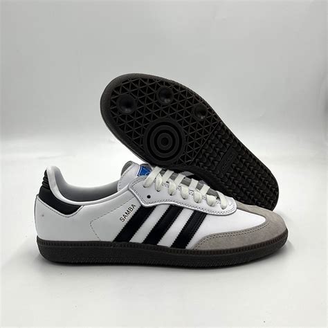 white black gum shoes Adidas